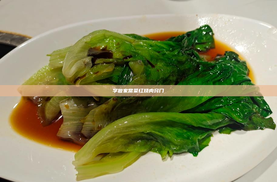 学做家常菜红烧肉窍门